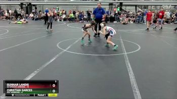 56 lbs Semis (4 Team) - Gunnar Landis, U2 Upstate Uprising vs Christian Garces, Mat Warriors