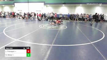 126 lbs Consi Of 128 #2 - Lian Flanagan, PA vs Brock Weiss, PA