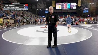 100 lbs Cons. Rd Of 16 - Jack Mulvahill, OR vs Rykardo Villafuerte, TX