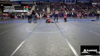 76 lbs Cons. Round 3 - Easton Kirby, Abilene vs Colby Yelton, Slyfox