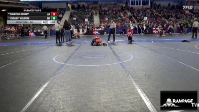 76 lbs Cons. Round 3 - Easton Kirby, Abilene vs Colby Yelton, Slyfox