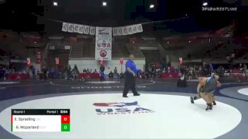 120+ Round 1 - Grayson Mcparland, El Capitan Gaucho Youth Wrestling vs Ethan Spradling, California