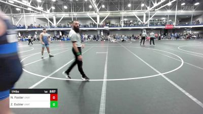 174 lbs Round Of 32 - Nick Foster, Unattached-George Mason vs Zeke Dubler, Unattached-Lehigh University