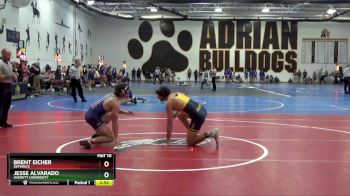 157 lbs Champ. Round 2 - Brent Eicher, Defiance vs Jesse Alvarado, Averett University