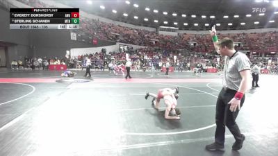 105 lbs Cons. Round 4 - Sterling Schanen, Ozaukee vs Everett Dorshorst, Askren Wrestling Academy