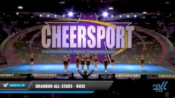 Brandon All-Stars - Rose [2021 L3 Youth - Small Day 2] 2021 CHEERSPORT National Cheerleading Championship