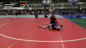 85 lbs Champ. Round 2 - Wyatt Pierce, LAW vs Jaxon Anderberg, St. Peter Saints