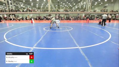 125A lbs Round Of 32 - Neal Krysty, Bishop Waterson vs Reid Buzby, Yale Street