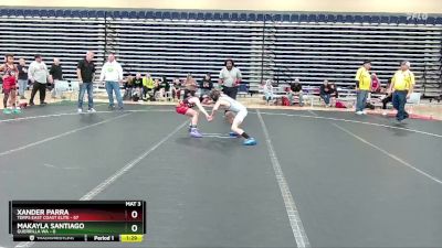 88 lbs Round 1 (6 Team) - Xander Parra, Terps East Coast Elite vs Makayla Santiago, Guerrilla WA