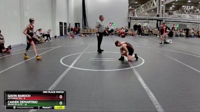 96 lbs Placement (4 Team) - Gavin Baroch, Outsiders WC vs Caiden DeMartino, Brawler Elite