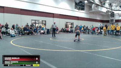 71-76 lbs Cons. Round 1 - Noah Koontz, Western WC vs Xavier Badillo, River Rats