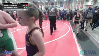 52-57 lbs Quarterfinal - Kalisynn Meyer, ICEFIGHTER U vs Lennon Phipps, Hilldale Youth Wrestling Club