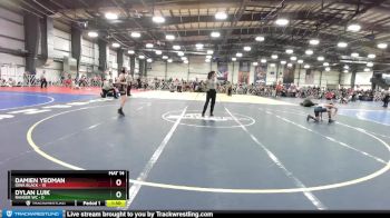 84 lbs Rd# 6- 9:00am Saturday Final Pool - Dylan Luik, Ranger WC vs Damien Yeoman, Iowa Black