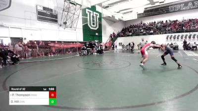 138 lbs Round Of 32 - Peter Thompson, Orange Lutheran vs Donavan Hill, Chino Hills