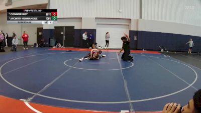 80 lbs Semifinal - Jacinto Hernandez, Takedown City Wrestling Club vs Connor Roy, Baton Rouge Training Center