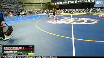 38-41 lbs Cons. Round 1 - Christopher Monson Iii, Mat Demon Wrestling Club vs London Kaylor, Team Aggression Wrestling Club