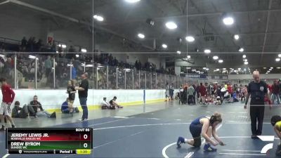 100 lbs Cons. Round 4 - Jeremy Lewis Jr., Roseville Eagles WC vs Drew Byrom, Dundee WC