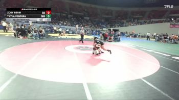 4A/3A/2A/1A Girls 105 Quarterfinal - Lyla Ventura, Sweet Home Girls vs Zoey Beam, Grant Union Girls