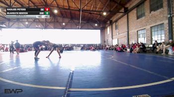 131-HWT lbs Rr Rnd 2 - Hadliee Peters, Salina Wrestling Club vs Blakelyn Minton, Broken Arrow Wrestling Club