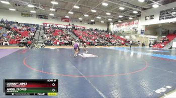141 lbs Quarterfinal - Angel Flores, Adams State vs Johnny Lopez, San Francisco State