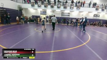 126 lbs Cons. Round 2 - Desmond Bear, Powell Middle School vs Landric Hoffman, Lander Middle School