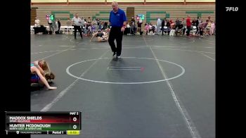 60 lbs Round 5 - Maddox Shields, SMWC Wolfpack vs Hunter McDonough, North East Jr Wrestling