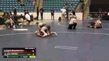 197 lbs Cons. Round 4 - 4 Tyson Beauperthuy, Midland vs 10 Jack Servies, Marian