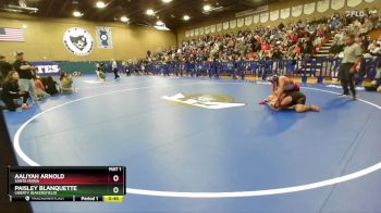 145 lbs Cons. Round 2 - Aaliyah Arnold, Santa Maria vs Paisley Blanquette, Liberty (Bakersfield)