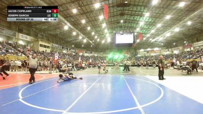 100 lbs Round Of 32 - Jacob Copeland, Bennett WC vs Joseph Garcia, Las Animas Junior High