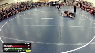 110 lbs Round 4 (6 Team) - William Shallenberger, Utah vs Gavin Rude, North Dakota 2