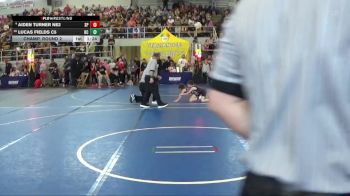 76 lbs Champ. Round 2 - Lucas Fields C5, Bloom Carroll vs Aiden Turner NE2, BTW