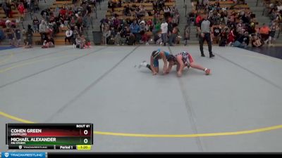 120 lbs Cons. Round 3 - Cohen Green, Grapplers vs Michael Alexander, MN STORM