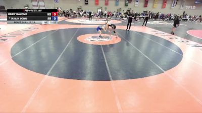 117 A Quarterfinal - Riley Rayome, North Central (IL) vs Taylin Long, Aurora