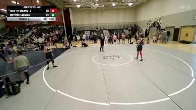 142-155 lbs Round 2 - Ryder Harman, West Valley City vs Austin Bennett, Team Prestige Wrestling
