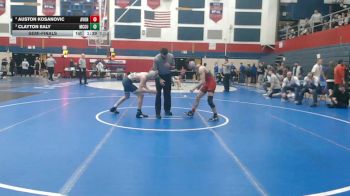 127 lbs Semifinal - Auston Kosanovic, Avonworth vs Clayton Ealy, McGuffey