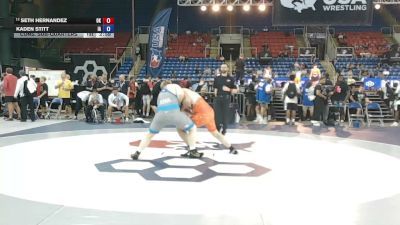 215 lbs Cons. Sub-quarters - Seth Hernandez, Oklahoma vs Kaden Stitt, Iowa