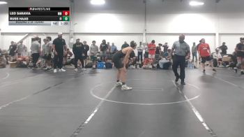 132 lbs Round 2 (4 Team) - Leo Saravia, Maryland Mallets vs Russ Haas, Fighting Irish