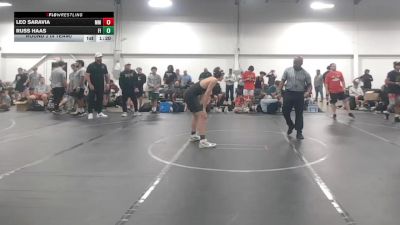 132 lbs Round 2 (4 Team) - Leo Saravia, Maryland Mallets vs Russ Haas, Fighting Irish