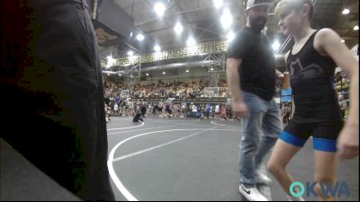 88-95 lbs Rr Rnd 2 - Devyn Vincent, Lions Wrestling Academy vs Jaclynn Whitener, Tuttle Wrestling