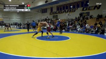 218 lbs Consolation - Cael Weidemoyer, Faith Christian (PA) vs Adan Castillo, Clovis