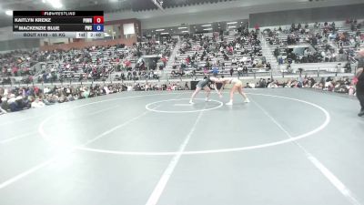 65 kg Champ. Rd Of 32 - Kaitlyn Krenz, Poway Wrestling vs Mackenzie Blue, Pioneer Wrestling Club