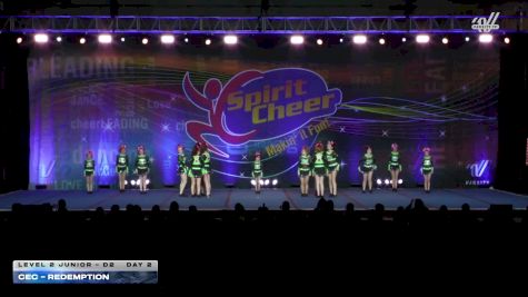 CEC - Redemption [2026 L2 Junior - D2 Day 2] 2026 Spirit Cheer Grand Nationals