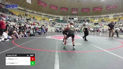 70 lbs Consi Of 8 #2 - Luca Rizzo, Team Conquer Wrestling vs Jorgen Trudell, Pottsville Apache Youth Wrestling