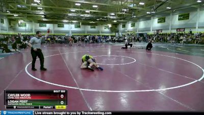 138 lbs Cons. Round 2 - Logan Feist, Napoleon Royal Force vs Cayleb Wood, Camel Kids Wrestling