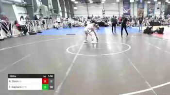 132 lbs Rr Rnd 1 - Andrew Davis, Combat Athletics Red vs Trenden Bashore, Attrition Wrestling Gold