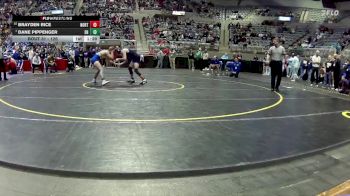 126 lbs Champ. Round 1 - Dane Pippenger, East Noble vs Brayden Rice, Northfield