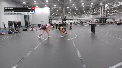 165 lbs Round 5 (6 Team) - Juliet Alt, PA West Black vs Kim Munoz, Lady Assassins