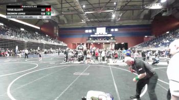 52 lbs Quarterfinal - Titus Elliott, Eastside United vs Dezmon Lopez, Team Garcia WC