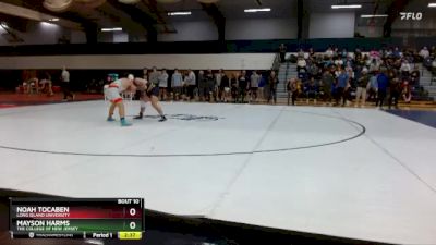 149 lbs Champ. Round 1 - Mayson Harms, The College Of New Jersey vs Noah Tocaben, Long Island University