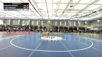 107 lbs Round Of 16 - Nicoletta Pacifico, Jonathan Law vs Lila Poincelot, Lyman Hall*